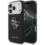 Guess Grained Big 4G Classic Logo Case für Apple iPhone 17 Pro, Schwarz