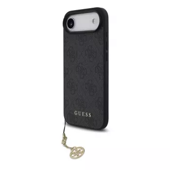 Guess 4G Charms Collection MagSafe Case für iPhone 14 Pro - Schwarz