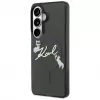 Karl Lagerfeld IML KC Script MagSafe Case für Samsung Galaxy S24 Ultra Schwarz