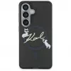 Karl Lagerfeld IML KC Script MagSafe Case für Samsung Galaxy S24 Ultra Schwarz