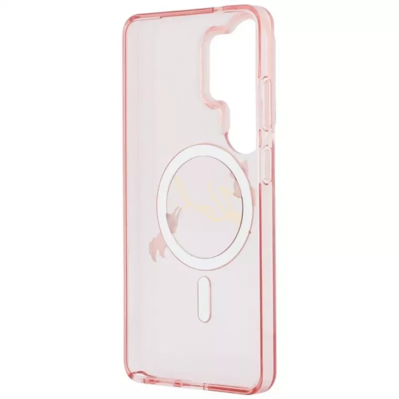 KARL LAGERFELD IML KC Script MagSafe Case für Samsung Galaxy S26 Ultra, Pink