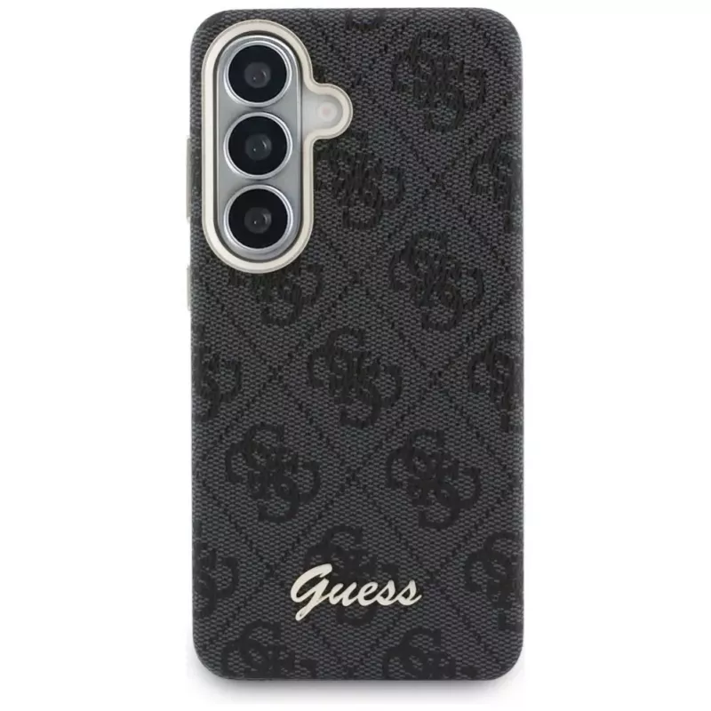 Guess 4G Script MagSafe Case für Samsung Galaxy S26 Schwarz