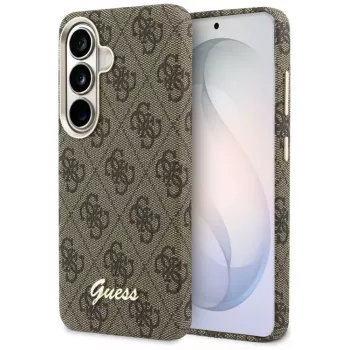 Guess 4G Script MagSafe Case für Samsung Galaxy S26 (Braun)