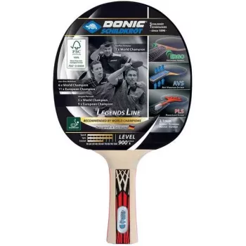 Donic Schildkröt Legends 900 Tischtennisschläger Schwarz/Rot Holz