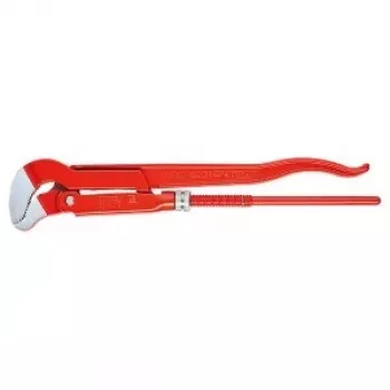 KNIPEX Verstellbarer Rohrzange Typ S 0.5 - 10 Zoll (250 mm) - Chrom-Vanadium-Elektrostahl - rot pulverbeschichtet