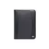 WEDO Organizer ELEGANCE - Reißverschluss-Etui für Tablet - Kunstleder, strukturiertes Nylon - Schwarz - 10,5