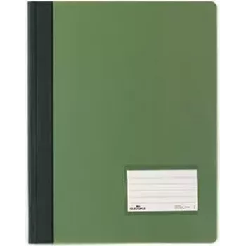 DURABLE DURALUX Report File, DIN A4, Translucent Green, Extra Wide, PVC, 25 Stück (2680-05)