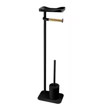 Kela Albany Freistehendes WC-Bürsten-Set Schwarz 11121110