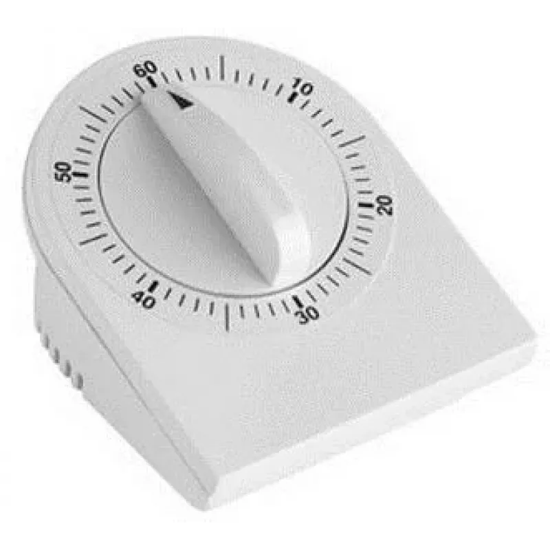 TFA 38.1020 Küchentimer - Mechanischer Timer, 60 Minuten, Silber