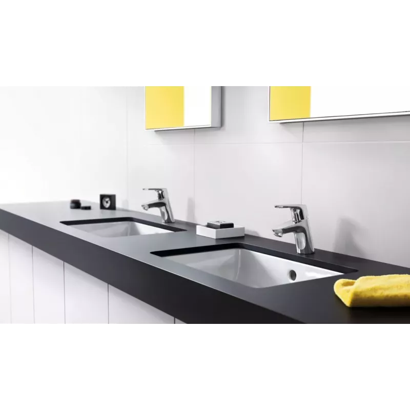 Hansgrohe Focus E2 Waschtischmischer 3173 Chrom Einhebelmischer Standmontage mit Ablaufgarnitur