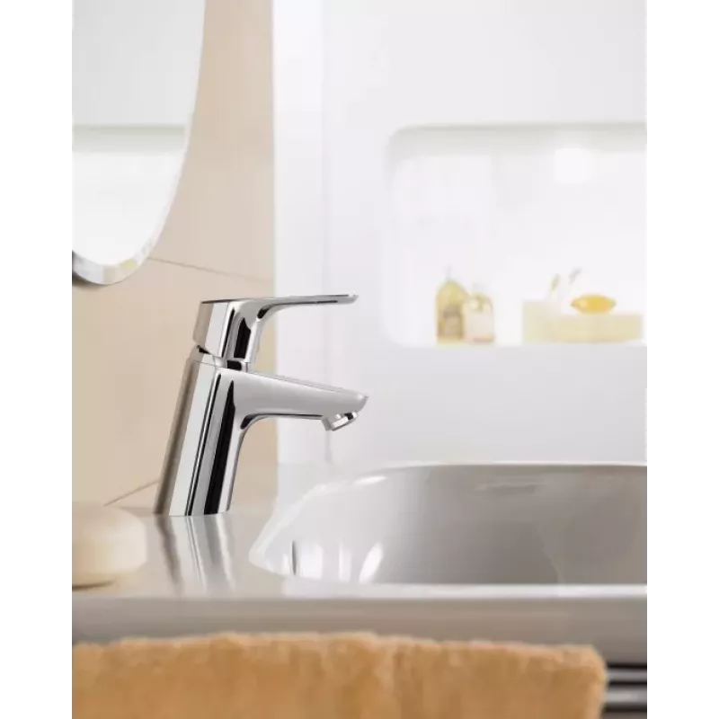 Hansgrohe Focus E2 Waschtischmischer 3173 Chrom Einhebelmischer Standmontage mit Ablaufgarnitur