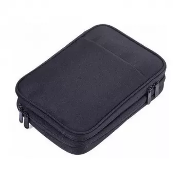 TROIKA CONNECTED Kabel-Organizer-Tasche Schwarz (CBO30/BK)