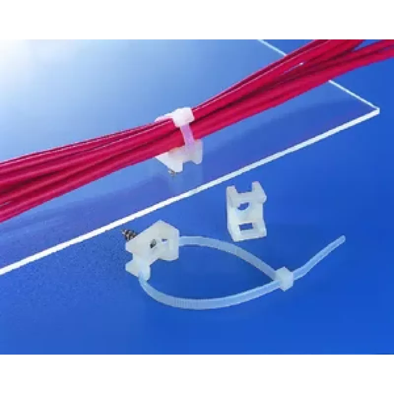 HellermannTyton KR 8-G5 Kabelclip Weiß 100 Stück