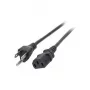EFB ACCS Netzkabel USA/NEMA-C13 Schwarz 1,8m 3SJT AWG14x3C