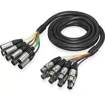 Behringer GMX-300CM 8-Kanal Multicore Audio Snake Kabel 3m (10ft) XLR Female auf XLR Male