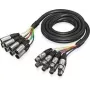Behringer GMX-300CM 8-Kanal Multicore Audio Snake Kabel 3m (10ft) XLR Female auf XLR Male