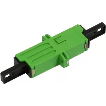 SYNERGY21 E-2000 APC Simplex Pigtail, Singlemode, 2m, PVC, Keramikferrule, grüner Stecker