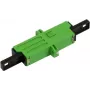 SYNERGY21 E-2000 APC Simplex Pigtail, Singlemode, 2m, PVC, Keramikferrule, grüner Stecker