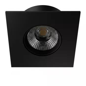 SYNERGY21 LED Einbau-Deckenspot Helios Schwarz Quadratisch Warmweiß