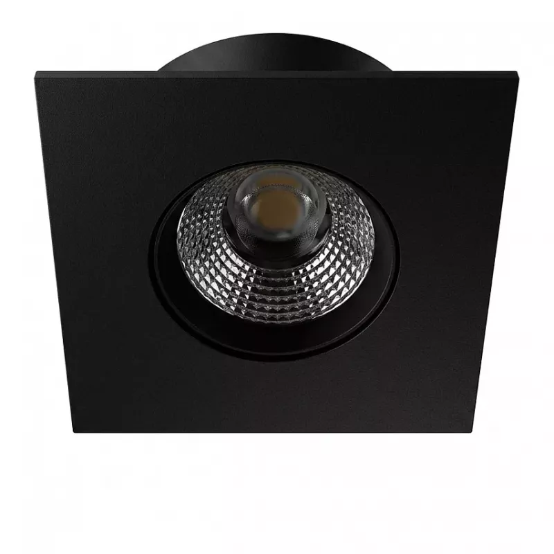 SYNERGY21 LED Einbau-Deckenspot Helios Schwarz Quadratisch Warmweiß