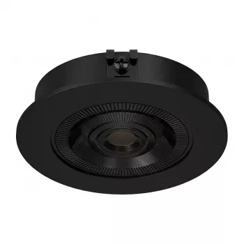 SYNERGY21 Helios LED Einbau-Deckenspot Schwarz Rund Warmweiß 5W 400lm
