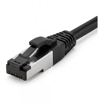 Synergy21 Patchkabel RJ45, CAT8.1 2000MHz, 3m, Schwarz, S-STP (S/FTP), TPE/LSZH (SuperFlex), AWG26