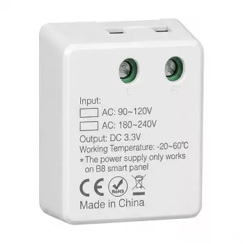 SYNERGY21 Smart Panel B8 LED-Fernbedienung mit Netzteil für MiLight/MiBoxer (PER1)