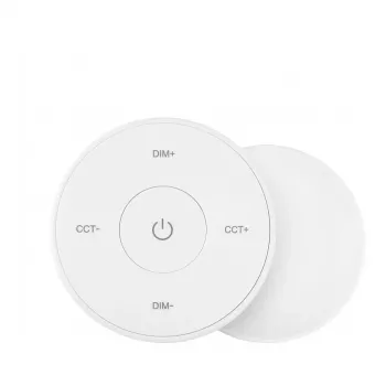 Miboxer Synergy 21 LED Mini-Fernbedienung 2,4 GHz Dual White CCT + Dimmbar Rund (K2S-W)