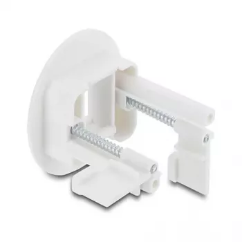 Delock Keystone Modulträger für Wand- / Tischmontage Weiß
