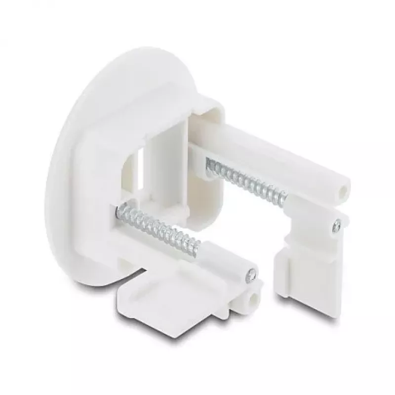 Delock Keystone Modulträger für Wand- / Tischmontage Weiß