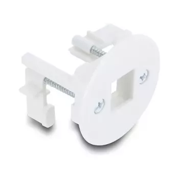 Delock Keystone Modulträger für Wand- / Tischmontage Weiß