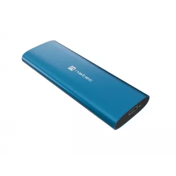 NATEC RHINO M.2 NVMe Lite Externes SSD-Gehäuse USB-C 3.2 Gen 2 Horizon Blue