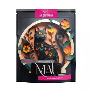 DNT MAU Gans mit Kaninchen und Himbeeren - Trockenfutter für kastrierte Katzen 700g