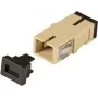 EFB Electronics SC Simplex Multimode Coupler OM1/2, Flangeless, Beige, Ceramic Sleeve (53510.1)