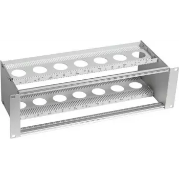EFB Elektronik 19 inch 3U 84TE Subrack, 227mm Tiefe, 1TE Teilung, naturbelassenes Aluminium