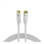EFB-Elektronik RJ45 Patchkabel Cat.6A S/FTP LSZH Draka UC900 TM31 Weiß 0,15m