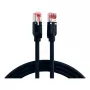 EFB RJ45 Patchkabel Cat.6A S/FTP LSZH Dätwyler 7702 TM21 Schwarz 0,15m