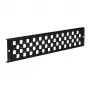 EFB 2U 19 inch Rackmontage-Frontplatte 48x E2000 Duplex, E2000 Compact (RDM) Schwarz