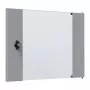 EFB Elektronik Glastür für X-Rack Wandgehäuse 9U Grau RAL 7035 (WGX-TUR09GR.G)