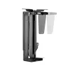 LogiLink Untertisch-CPU-Halter - Schwarz - Stahl - 25 kg Tragfähigkeit