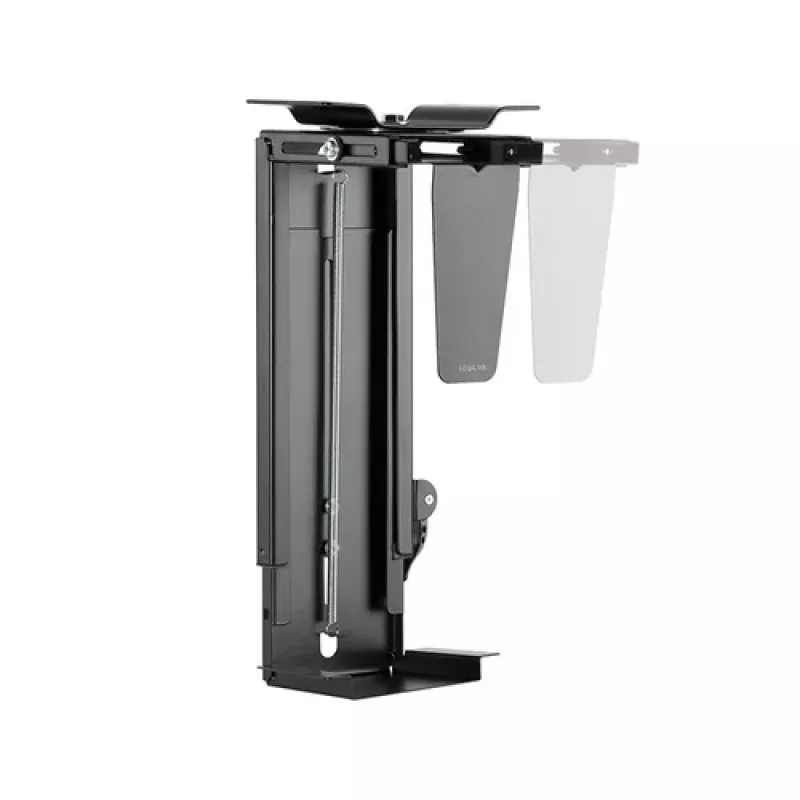 LogiLink Untertisch-CPU-Halter - Schwarz - Stahl - 25 kg Tragfähigkeit