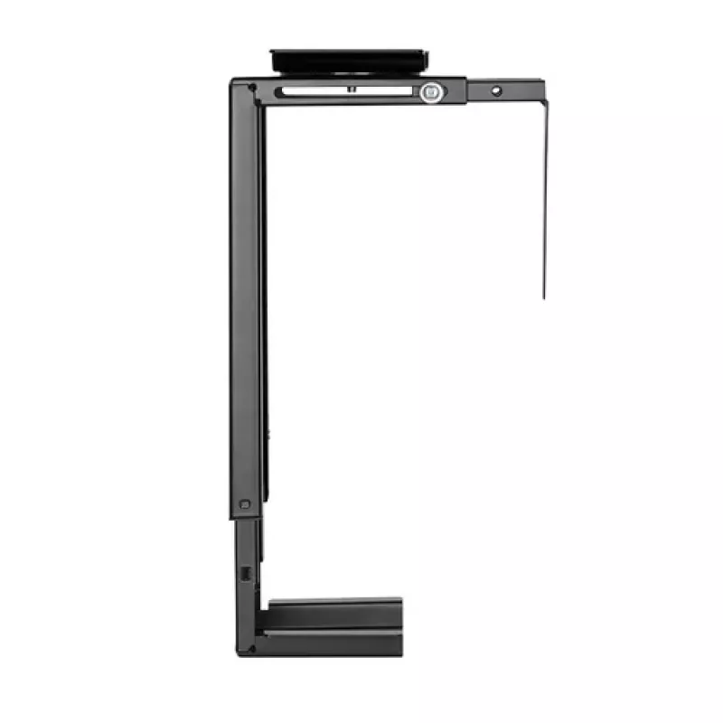 LogiLink Untertisch-CPU-Halter - Schwarz - Stahl - 25 kg Tragfähigkeit