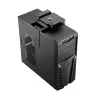 LogiLink Untertisch-CPU-Halter - Schwarz - Stahl - 25 kg Tragfähigkeit