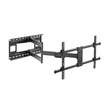LogiLink Full Motion Wandhalterung für LCD-TV / Curved LCD-TV - Stahl - Schwarz - Bildschirmgröße: 109-203 cm (43-80 inch)