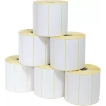 ARTDEV Thermo-Direkt-Etikett Rolle 56 x 45mm, 80mm Rollendurchmesser, 12/25mm Kern, 600 Etiketten
