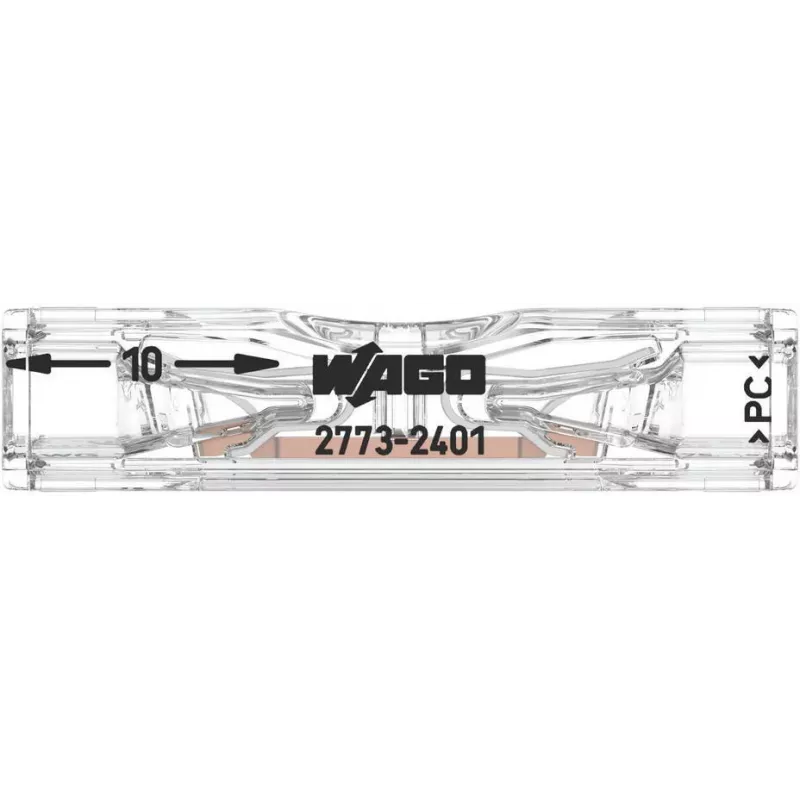 WAGO Durchgangsverbinder für 2773-2401, Push-in, max. 4 mm², 2 Leiter
