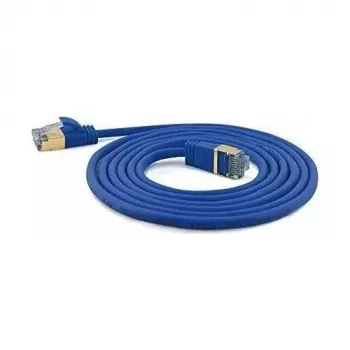 WANTEC Extra Thin CAT7 SSTP Patchkabel - 10 m - Cat7 - S/FTP (S-STP) - RJ-45 - RJ-45 - Blau