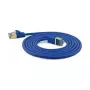 WANTEC Extra Thin CAT7 SSTP Patchkabel - 10 m - Cat7 - S/FTP (S-STP) - RJ-45 - RJ-45 - Blau