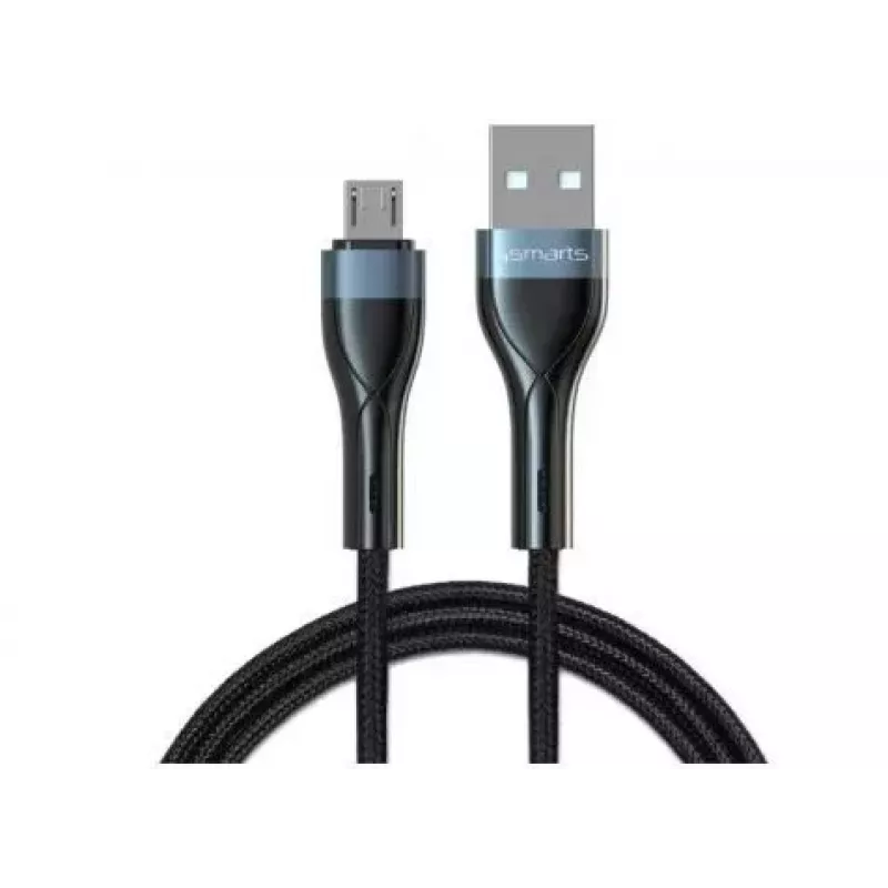 4SMARTS USB-A auf Micro-USB Kabel PremiumCord 10W 1m, Schwarz