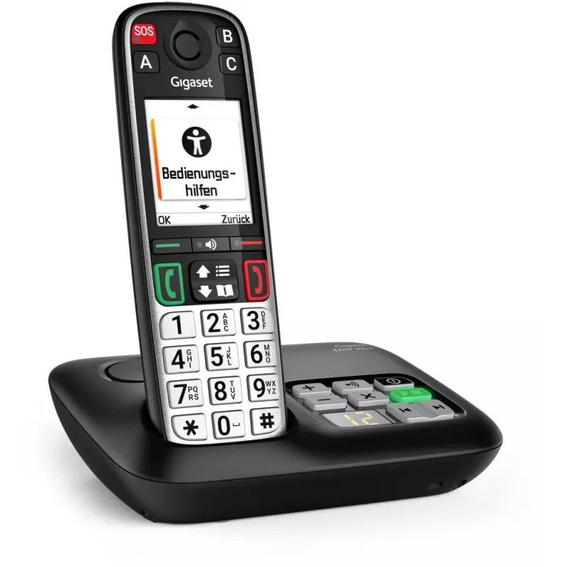 Gigaset EASY 500 AM DECT Schnurlostelefon mit Anrufbeantworter